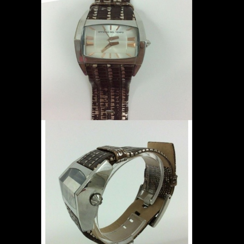Officina Del Tempo Ladies Watch Triangle Crystal